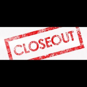 Entire closet on sale. Closing doors.